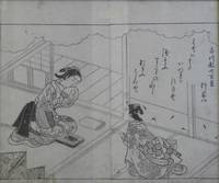 AS10005 Nishikawa  Sukenobu, Zwei  Frauen  beim  Brettspiel  (Holzschnitt  von  1740/41)