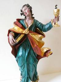 SK3002 Skulptur  des   Evangelisten   Johannes  (um  1700)