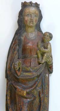 SK3024 Gotische   Madonna  mit  dem  Jesusknaben