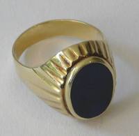 SU7010 Goldring mit Lapis Lazuli