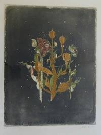 GR8017 Brigitte  Coudrain,  Zwei Farbradierungen: Samenkörner / Sonnenblume