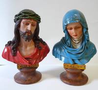 SK3046 Zwei  Büsten:  Christus  und  Maria