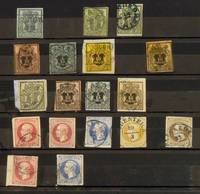PM10040 Konvolut Briefmarken Hannover, Altdeutschland 1850 - 1864