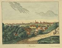 GR8003  Ansicht  von  München  (Lithographie)