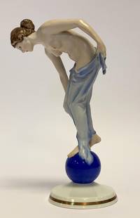 PK1010 Ernst  Wenck, Rosenthal - Figur   „Fortuna“