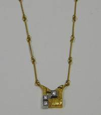 SU7019 Goldkette  mit   Brillanten