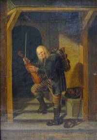 GE-167 Friedrich  Eduard (?)  Meyerheim, Der  Musikant stimmt  sein  Instrument