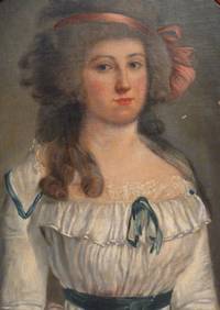 GE4011 Johann  Friedrich  August  Tischbein (Werkstatt), Damenporträt  in  weißem  Kleid