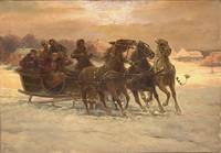 GE4072 Gustav   Prucha, Troika  in  Winterlandschaft