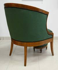 MB9001 Biedermeier - Bergère  mit  Fußbank