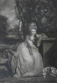 GR8004 Dame  mit  Hündchen  (Lithographie)