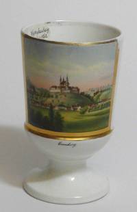 PK1010 Becher  Nymphenburg  mit  Ansicht"Comburg"