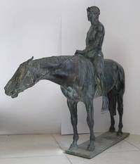 SK3001 Albert  Hinrich  Hussmann, Monumentale   Bronze - Skulptur  eines   Olympischen   Siegers  zu  Pferde