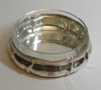 MT5027 Runde  Silberschale  mit  Glaseinsatz