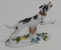 PK1016 Jagdhund  Meissen  en  miniature