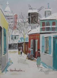 GR8015 Maurice  Utrillo, Die  Moulin  de la  Galette,  Montmarte   Paris