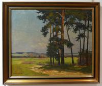 GE4074 Eugen  Bracht, Landschaft  mit  Kiefern