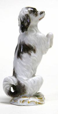PK1018 Miniatur - Hundeskulptur   Meissen