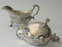 MT5121 Paar englische Silber - Saucièren London 1764