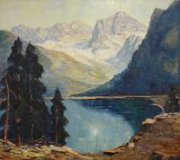 GE4005 Georg  Arnold  Graboné, Der  Gosausee  mit  dem  Dachstein