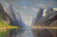 GE4067 Elisabeth  Grüttefien - Kiekebusch, Norwegische  Fjordlandschaft