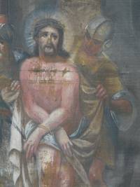 GE4043 Unbekannter   Künstler  um  1680 / 1700,  Die    Geißelung   Christi