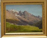 GE4115 Max  Brückner, Sommerliche  Landschaft  bei Galtür  in  Tirol