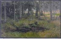 GE4006 Gustav Freiherr  von   Bechtolsheim, Sumpfige  Waldlandschaft  (bei  Murnau ?)