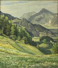 GE4026 Rudolf  Sieck, Der  Heuberg  am  Inntal  bei  Oberaudorf