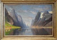 GE4067 Elisabeth  Grüttefien - Kiekebusch, Norwegische  Fjordlandschaft