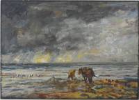 GE4004 Julius  Seyler, Gewitter  am  Meer  (Der  Muschelsammler)