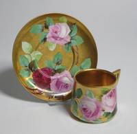 PK1047 Jugendstil - Tasse  mit  Goldfond  Turn