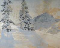 GE4097 Josef  YOS   Süßmayer, Alpine  Winterlandschaft