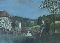 GE4074 Hermann   Ritter, Bauernfamilie  auf  dem  Weg  zum   Dorf