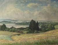 GE4011 Rudolf   Sieck, Weite  sommerliche  Landschaft  am   Staffelsee