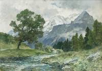 GE4066 Edward  Harrison  Compton, Sommer  in  den  Alpen