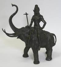 MT-135 Bronze - Elefant  mit  Reiter