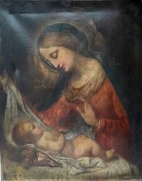 GE4011 Muttergottes  mit  Jesusknaben  (nach  Carlo  Dolci)