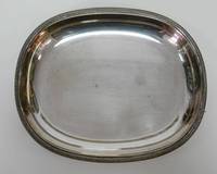 MT5046 Ovale  Platte  Silber