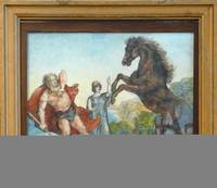 GE4137 Peter  Trumm, Dionysos  und  Athena  als  Pferdebändiger