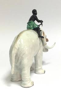 PK1014 Tiergruppe  Meissen, „Elefant  mit  Mohr  als  Führer“