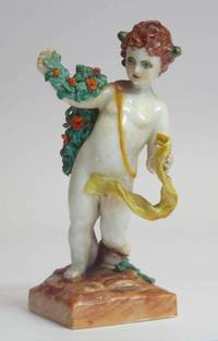 PK1017 Putto  mit  Girlande