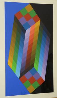 GR8012 Victor  Vasarely, Kinetische  abstrakte  Komposition  - Op  Art  (Épreuve   d´ Artiste)