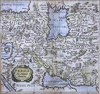GR8015 Adam  Olearius, Kupferstichkarte   Persien  (um  1630)