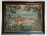 GE4057 Fritz  Karl, Blick  auf  Bamberg (Dom, Stephanskirche, Obere   Pfarre)