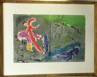 GR8012 Marc  Chagall, Vision  von  Paris (1952)