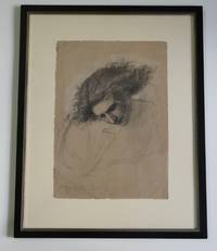 GE4035 Carl  Joseph  Begas  (Begasse), Bildnisstudie  des    Hauptes   eines  jungen   Mannes   mit   wallendem  Haar
