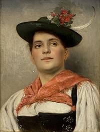 GE4008 Rudolf  Epp  attr., Mädchen  in  bayerischer  Tracht