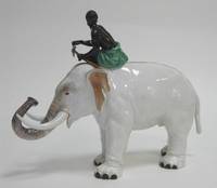 PK1014 Tiergruppe  Meissen, „Elefant  mit  Mohr  als  Führer“