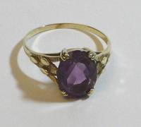 SU7006 Goldring mit Amethyst